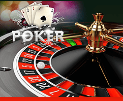 table de roulette + poker